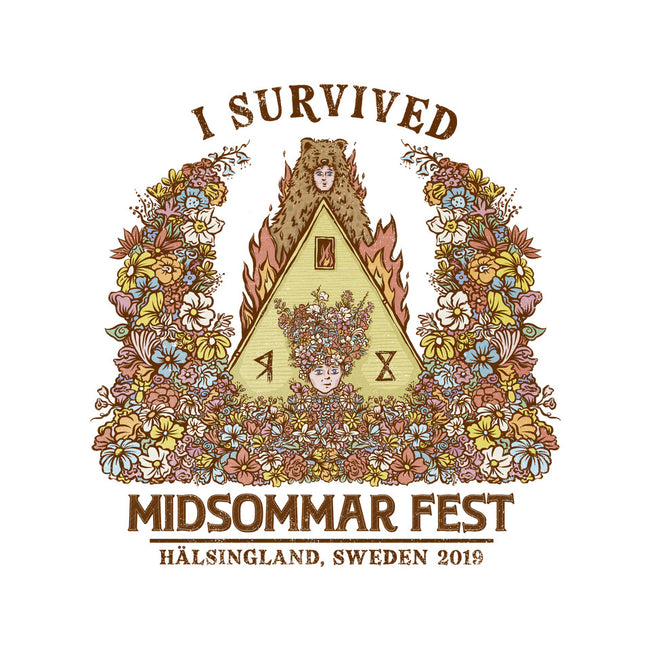 I Survived Midsommar Fest-Womens-V-Neck-Tee-kg07