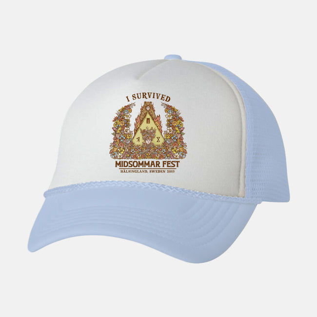 I Survived Midsommar Fest-Unisex-Trucker-Hat-kg07