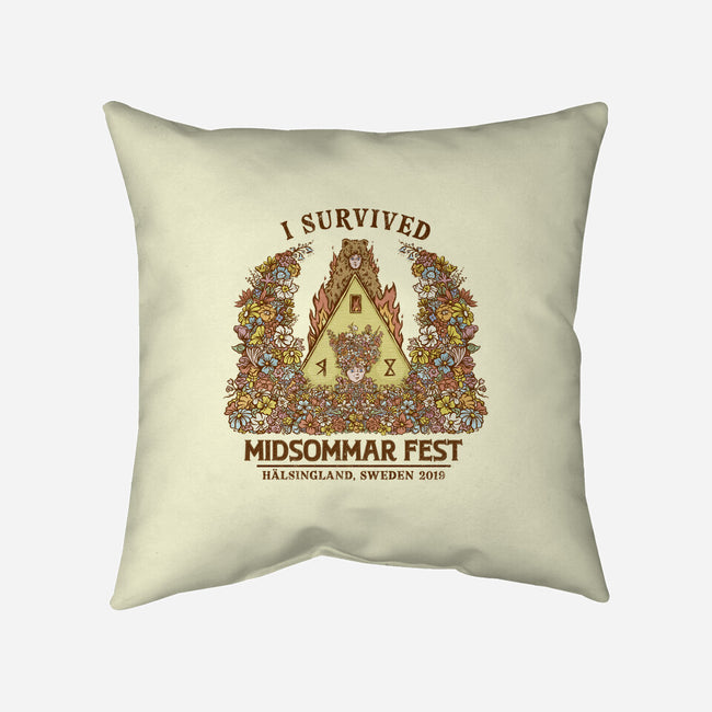 I Survived Midsommar Fest-None-Non-Removable Cover w Insert-Throw Pillow-kg07