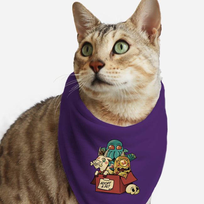 Adopt A Monster Kawaii Pet-Cat-Bandana-Pet Collar-tobefonseca