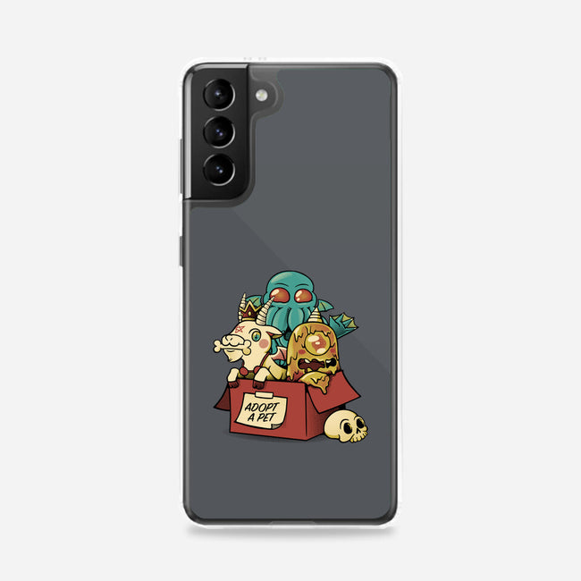 Adopt A Monster Kawaii Pet-Samsung-Snap-Phone Case-tobefonseca