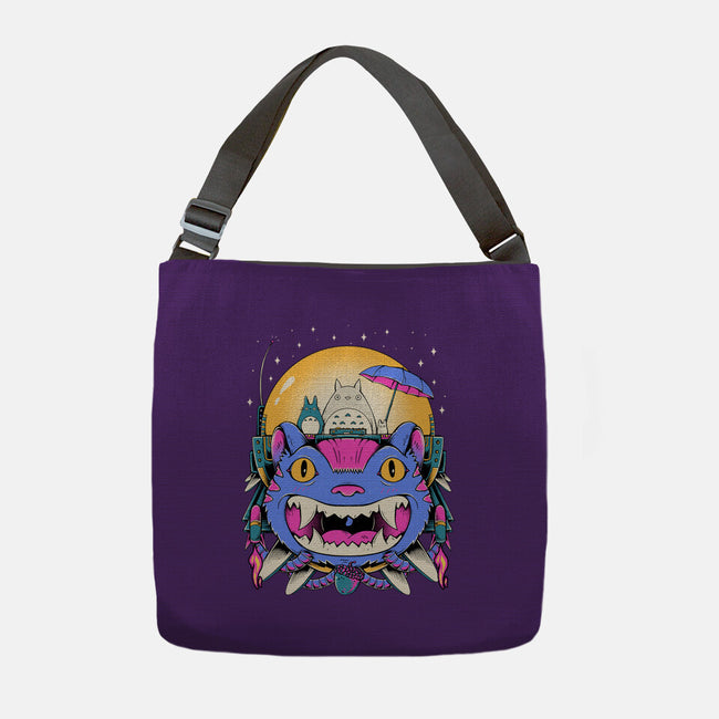 Unidentified Flying Cat-None-Adjustable Tote-Bag-GODZILLARGE