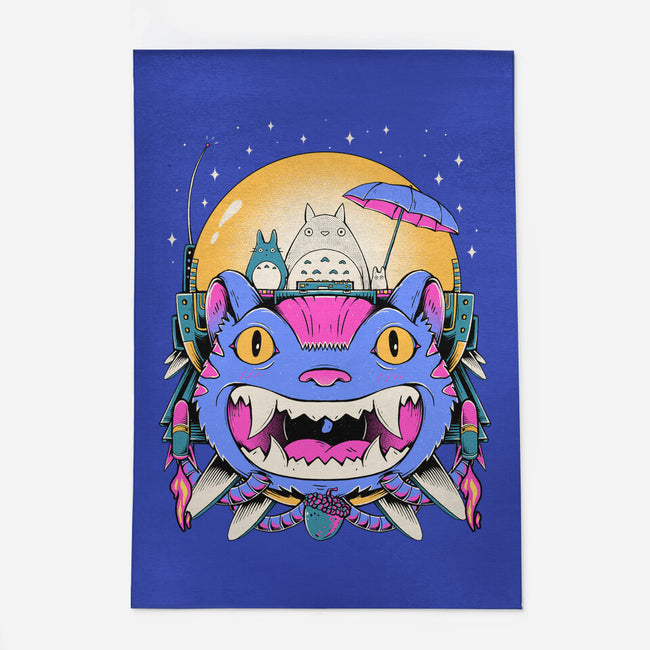 Unidentified Flying Cat-None-Outdoor-Rug-GODZILLARGE