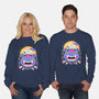 Unidentified Flying Cat-Unisex-Crew Neck-Sweatshirt-GODZILLARGE