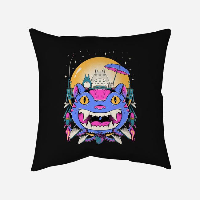 Unidentified Flying Cat-None-Removable Cover-Throw Pillow-GODZILLARGE