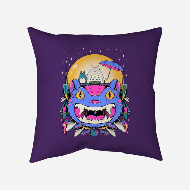 Unidentified Flying Cat-None-Removable Cover-Throw Pillow-GODZILLARGE