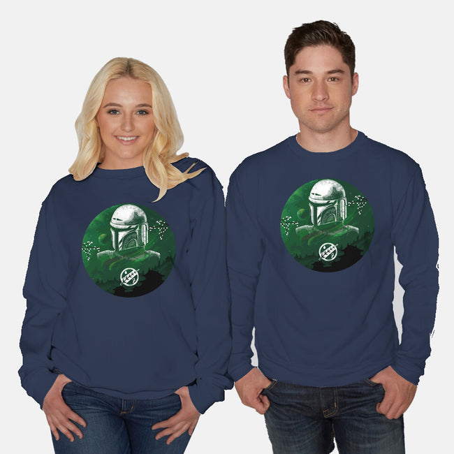 Hunter Galaxy-Unisex-Crew Neck-Sweatshirt-Astrobot Invention