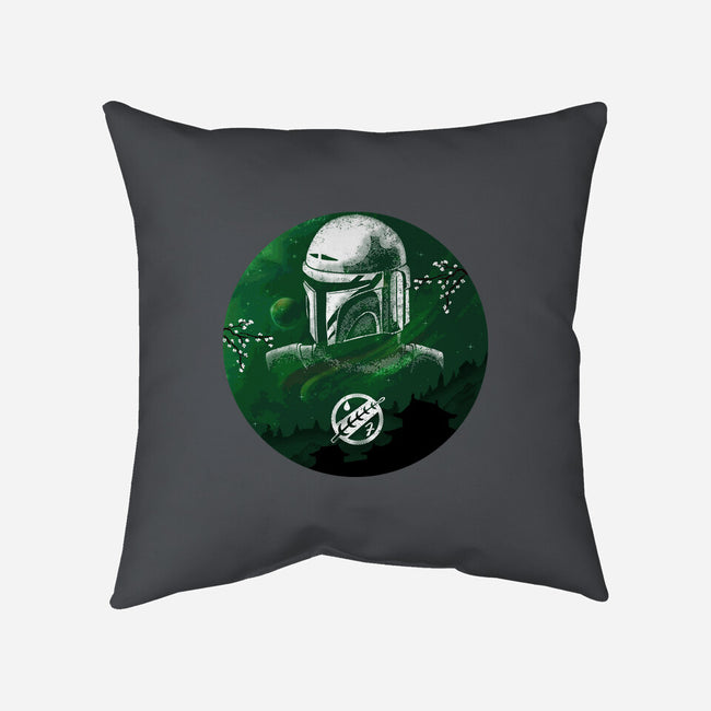 Hunter Galaxy-None-Removable Cover-Throw Pillow-Astrobot Invention