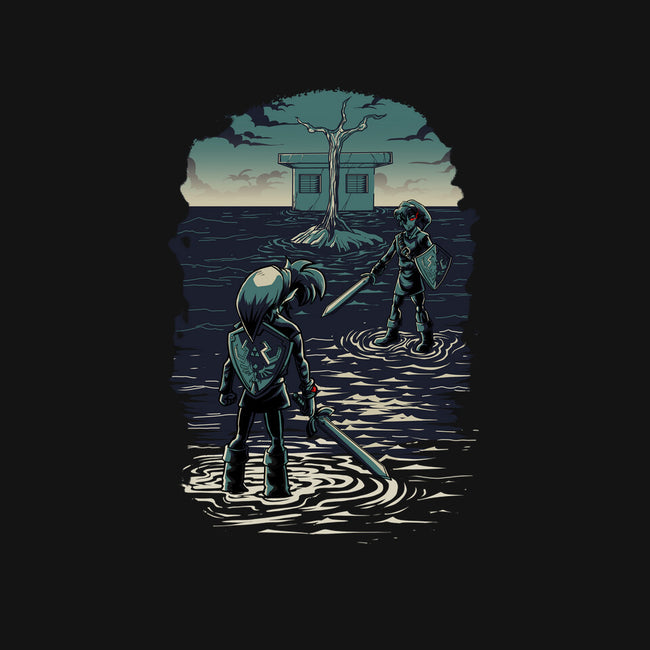 Link Vs Dark Link-Unisex-Basic-Tee-Diego Oliver