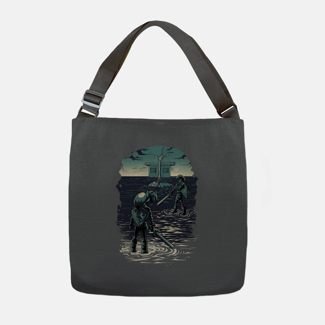 Link Vs Dark Link-None-Adjustable Tote-Bag-Diego Oliver