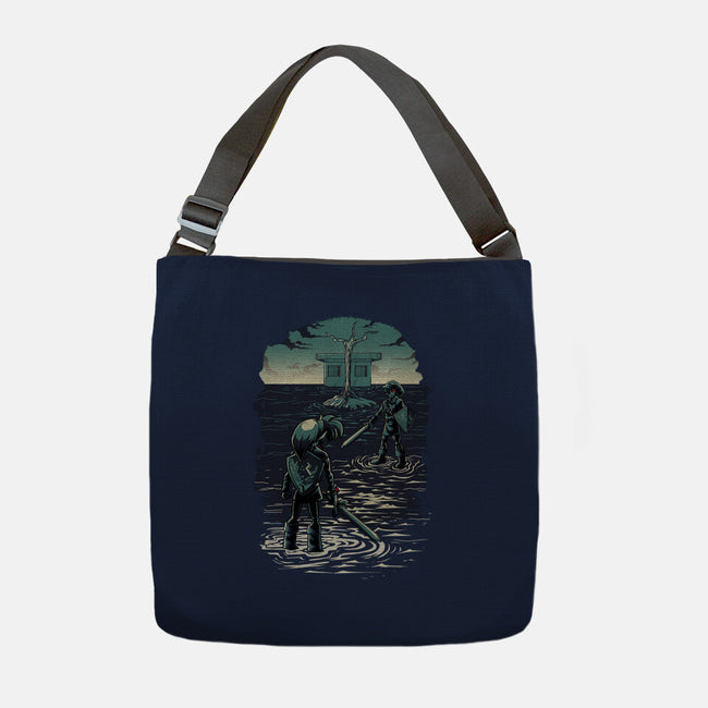 Link Vs Dark Link-None-Adjustable Tote-Bag-Diego Oliver