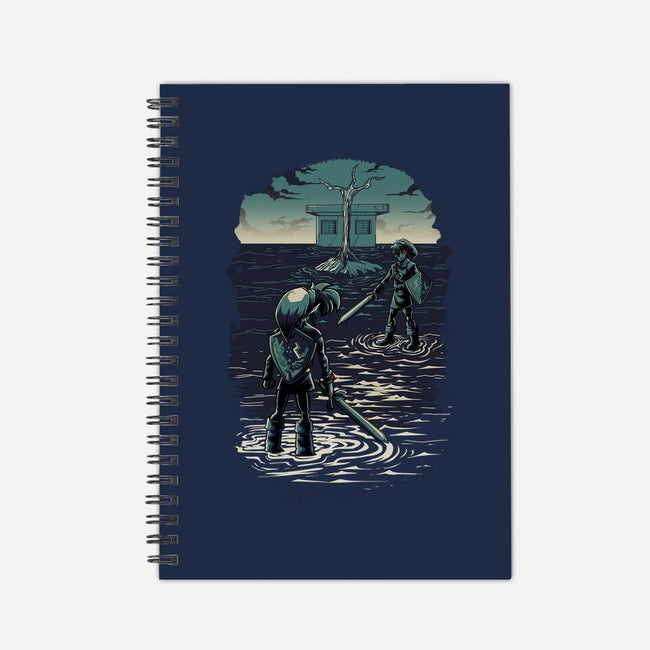 Link Vs Dark Link-None-Dot Grid-Notebook-Diego Oliver