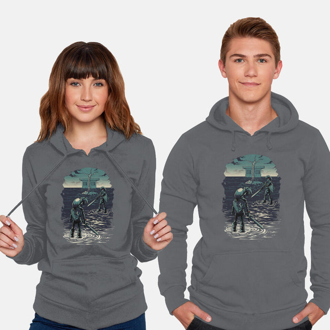 Link Vs Dark Link-Unisex-Pullover-Sweatshirt-Diego Oliver