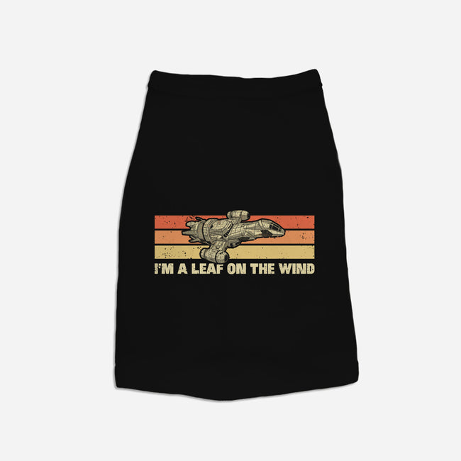 Vintage Leaf-Dog-Basic-Pet Tank-retrodivision