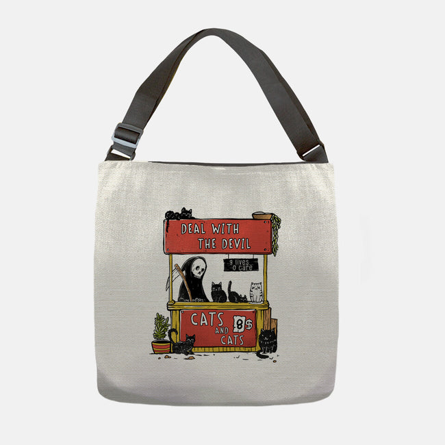 Deal With The Devil-None-Adjustable Tote-Bag-constantine2454