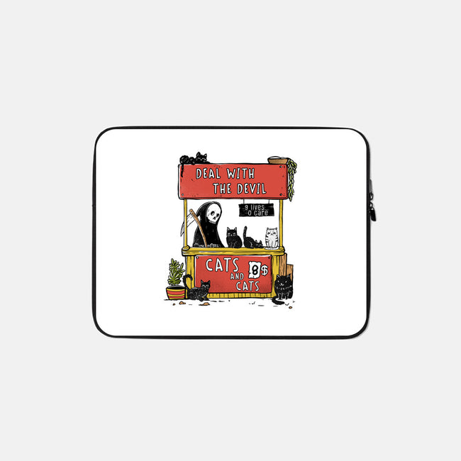 Deal With The Devil-None-Zippered-Laptop Sleeve-constantine2454