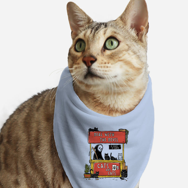 Deal With The Devil-Cat-Bandana-Pet Collar-constantine2454