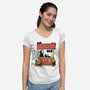 Deal With The Devil-Womens-V-Neck-Tee-constantine2454