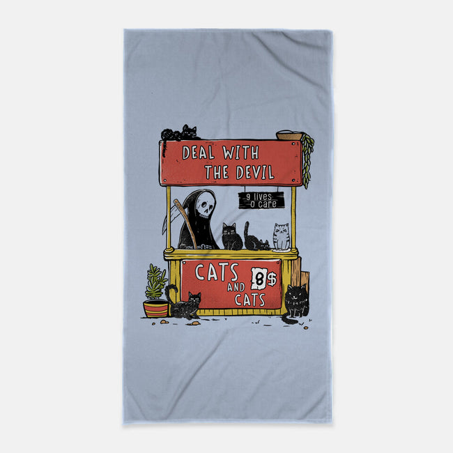 Deal With The Devil-None-Beach-Towel-constantine2454
