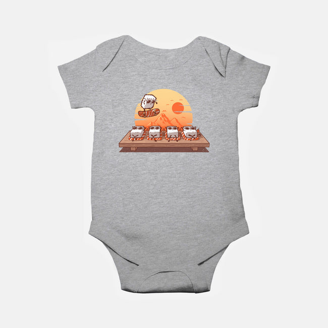 Sushi Sunset-Baby-Basic-Onesie-erion_designs