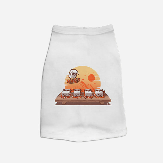 Sushi Sunset-Dog-Basic-Pet Tank-erion_designs