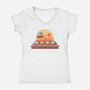 Sushi Sunset-Womens-V-Neck-Tee-erion_designs