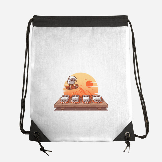 Sushi Sunset-None-Drawstring-Bag-erion_designs