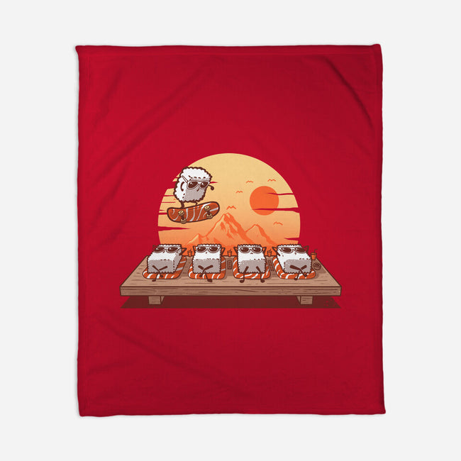 Sushi Sunset-None-Fleece-Blanket-erion_designs
