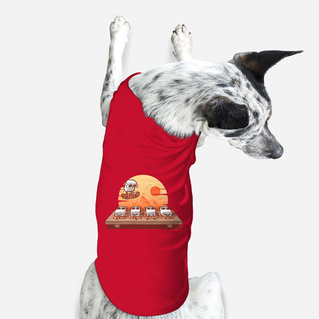 Sushi Sunset-Dog-Basic-Pet Tank-erion_designs