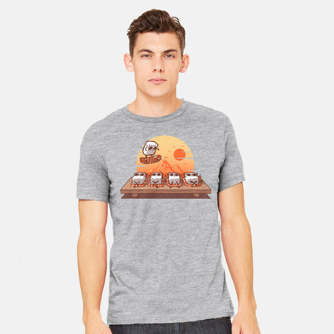 Sushi Sunset-Mens-Heavyweight-Tee-erion_designs