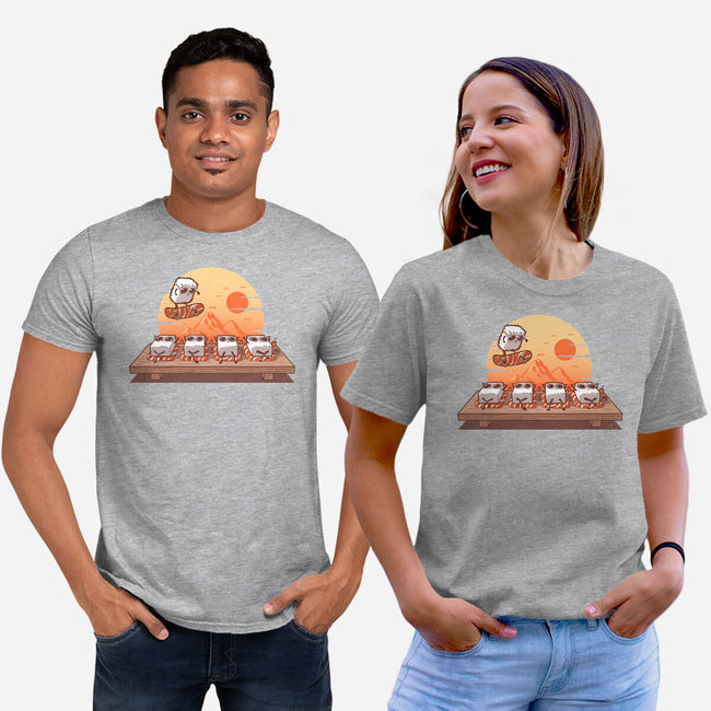 Sushi Sunset-Unisex-Basic-Tee-erion_designs