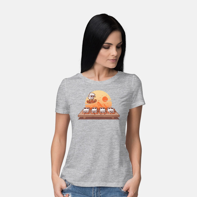 Sushi Sunset-Womens-Basic-Tee-erion_designs