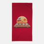 Sushi Sunset-None-Beach-Towel-erion_designs