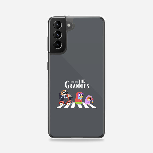 Grannies Crossing-Samsung-Snap-Phone Case-Alexhefe