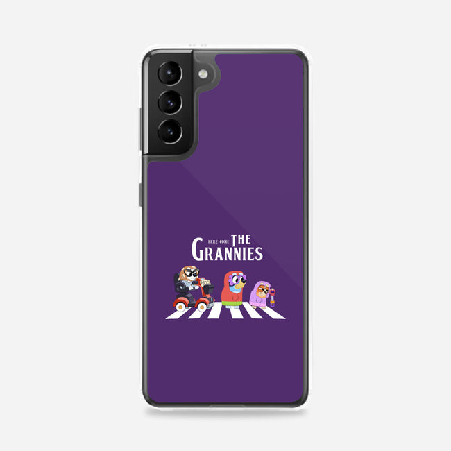 Grannies Crossing-Samsung-Snap-Phone Case-Alexhefe