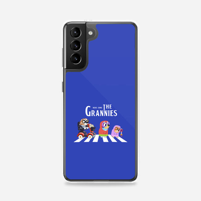 Grannies Crossing-Samsung-Snap-Phone Case-Alexhefe