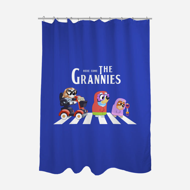 Grannies Crossing-None-Polyester-Shower Curtain-Alexhefe