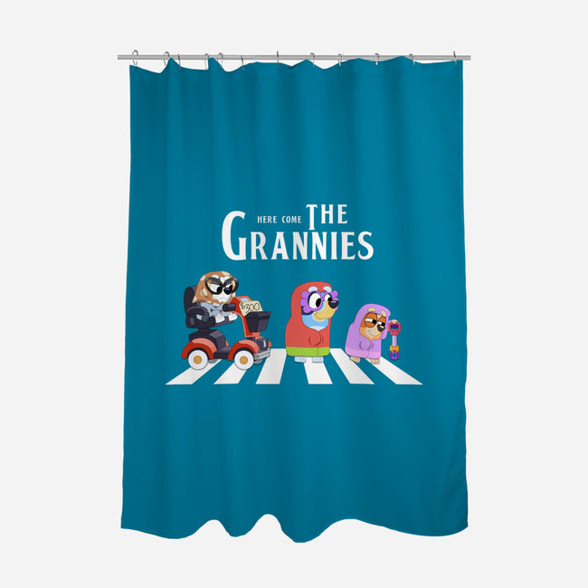 Grannies Crossing-None-Polyester-Shower Curtain-Alexhefe