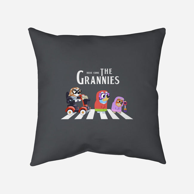 Grannies Crossing-None-Non-Removable Cover w Insert-Throw Pillow-Alexhefe