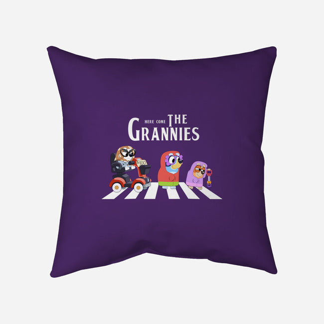 Grannies Crossing-None-Non-Removable Cover w Insert-Throw Pillow-Alexhefe