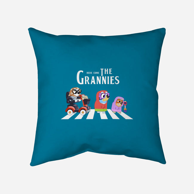 Grannies Crossing-None-Non-Removable Cover w Insert-Throw Pillow-Alexhefe