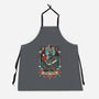 The Lovable Visitor-Unisex-Kitchen-Apron-momma_gorilla