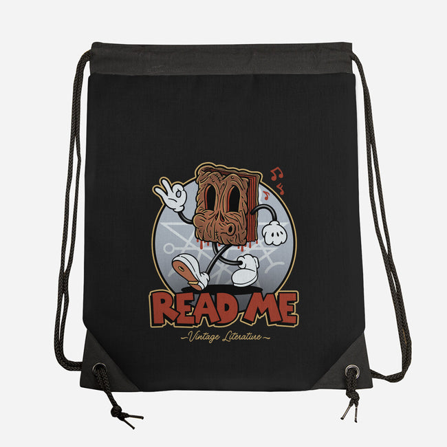 Read Me-None-Drawstring-Bag-Getsousa!