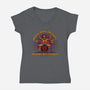 Drums Make Me Happy-Womens-V-Neck-Tee-rmatix