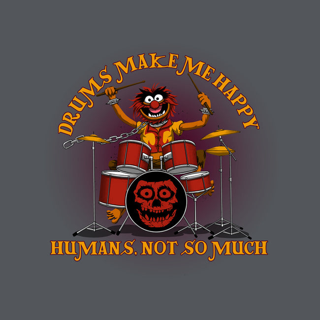 Drums Make Me Happy-Womens-V-Neck-Tee-rmatix