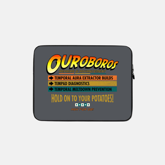 Ouroboros Repairs-None-Zippered-Laptop Sleeve-rocketman_art