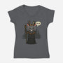 The Knight Who Says Meh-Womens-V-Neck-Tee-Boggs Nicolas