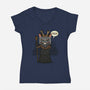 The Knight Who Says Meh-Womens-V-Neck-Tee-Boggs Nicolas