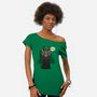 The Knight Who Says Meh-Womens-Off Shoulder-Tee-Boggs Nicolas