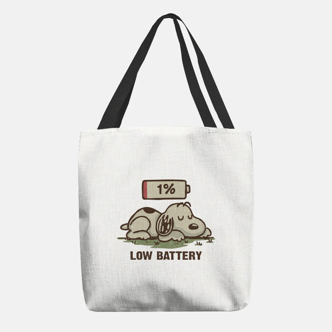 Low Battery-None-Basic Tote-Bag-Xentee